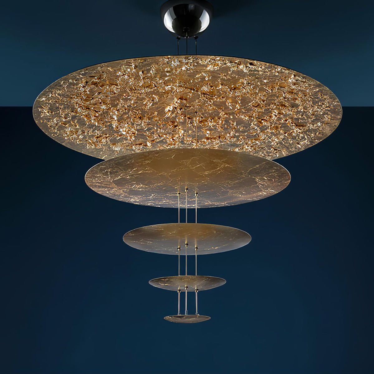Modern Machine Chandelier – Ambient Illumination in Luxury Interior Setting View 15