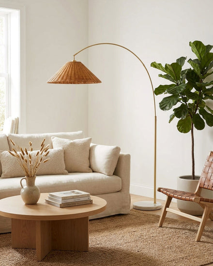 Modern Madera Floor Lamp
