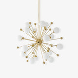 Magic Circus Curated Mouth-Blown Frosted Glass C – Mouth-Blown Frosted Glass Chandelier