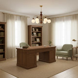 Black Walnut Chandelier View 7 | Maglen Black Walnut Chandelier | The Black Walnut Gallery | JINSHE | JINSHE