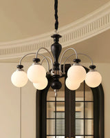 Black Walnut Chandelier View 8 | Maglen Black Walnut Chandelier | The Black Walnut Gallery | JINSHE | JINSHE