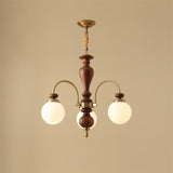Black Walnut Chandelier View 13 | Maglen Black Walnut Chandelier | The Black Walnut Gallery | JINSHE | JINSHE