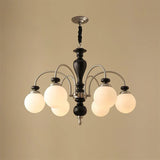 Black Walnut Chandelier View 17 | Maglen Black Walnut Chandelier | The Black Walnut Gallery | JINSHE | JINSHE