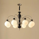 Black Walnut Chandelier View 18 | Maglen Black Walnut Chandelier | The Black Walnut Gallery | JINSHE | JINSHE