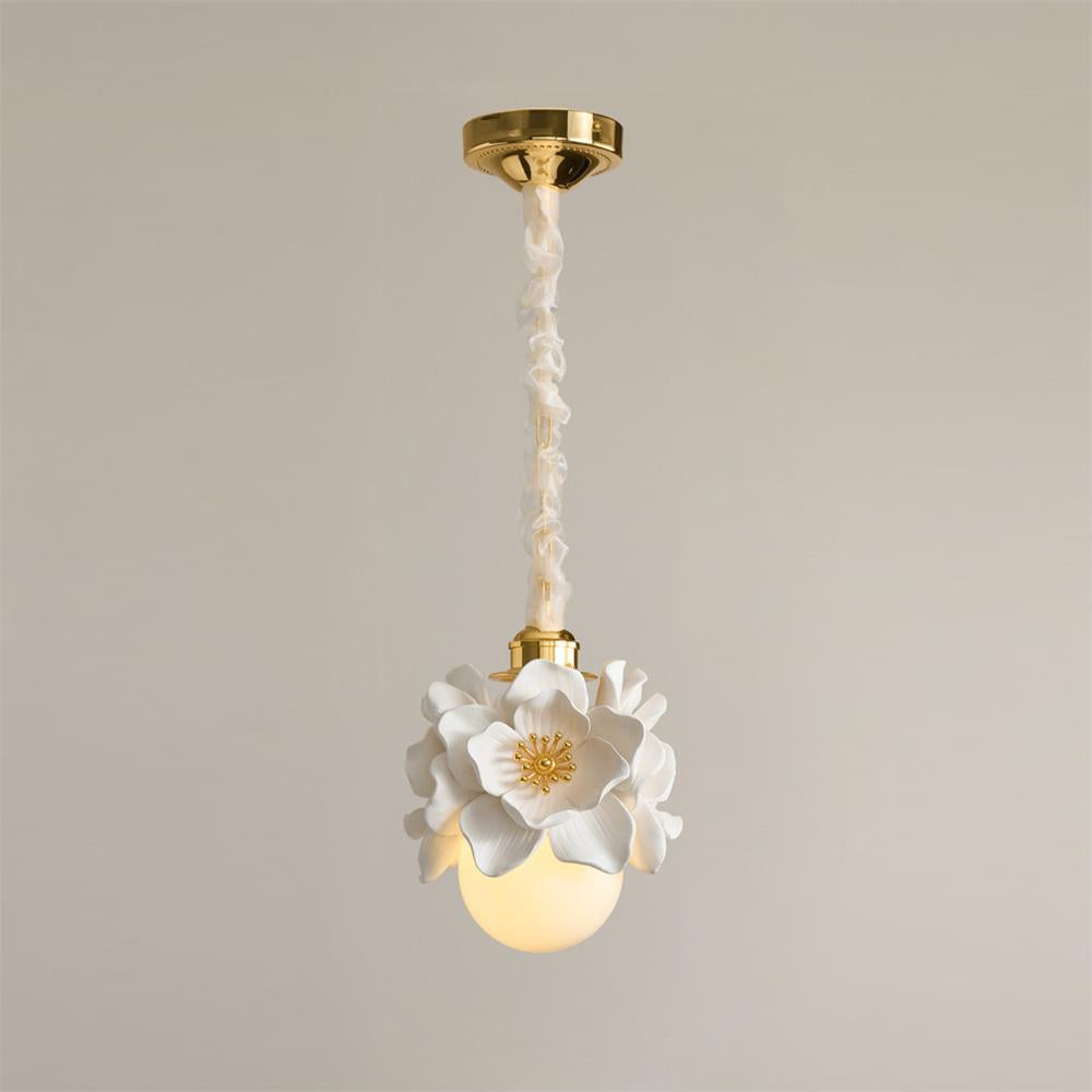 Magnelle Curated Iron & Glass Pendant Light – Dia 23cm x H 28cm  ∅ 9 x H 11 finish configuration #1