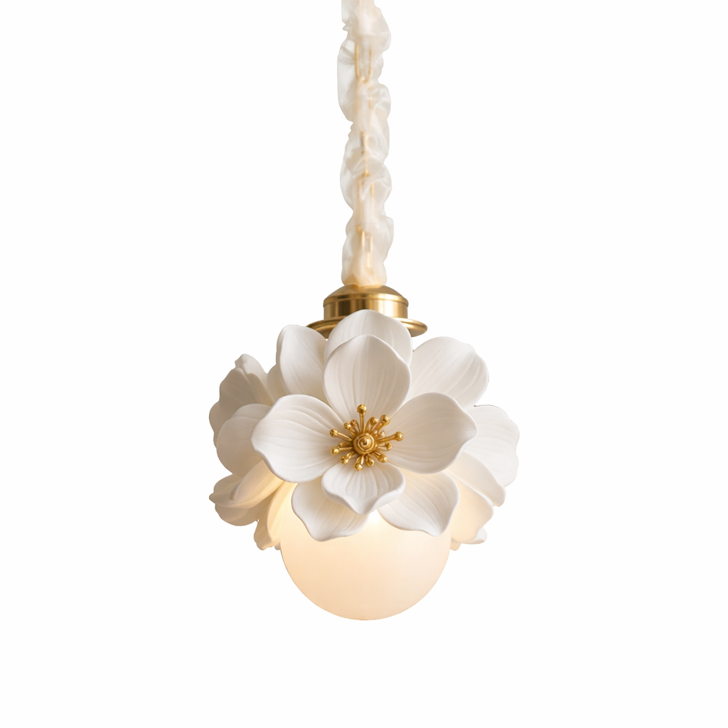 Magnelle Curated Iron & Glass Pendant Light – architectural ceiling profile