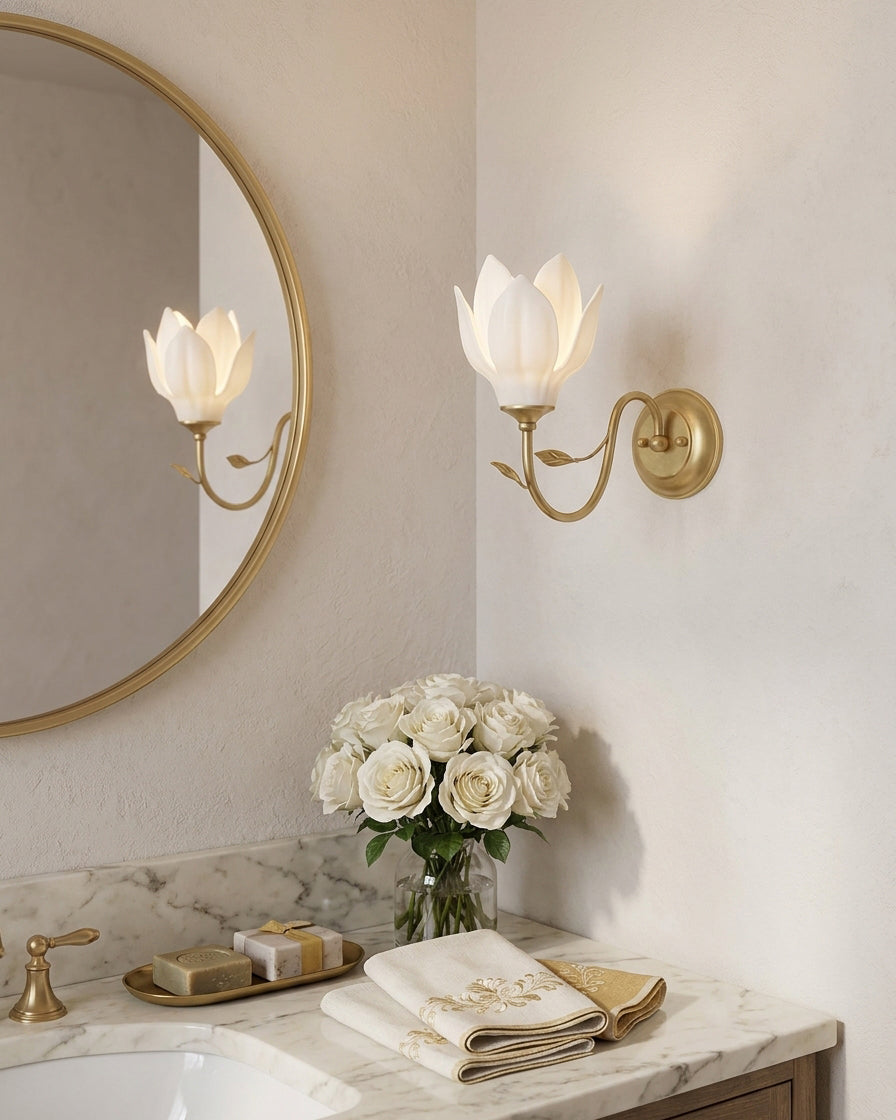 Magnelle Curated Solid Brass Wall Sconce