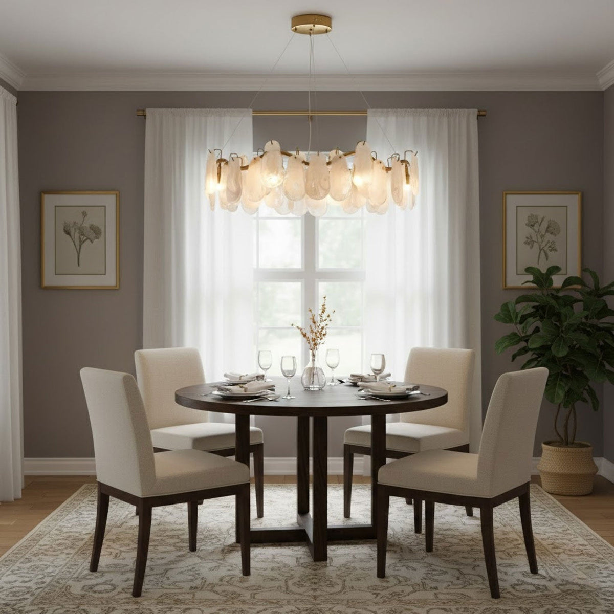 Mahina Cloud Chandelier – Ambient Illumination in Luxury Interior Setting View 5