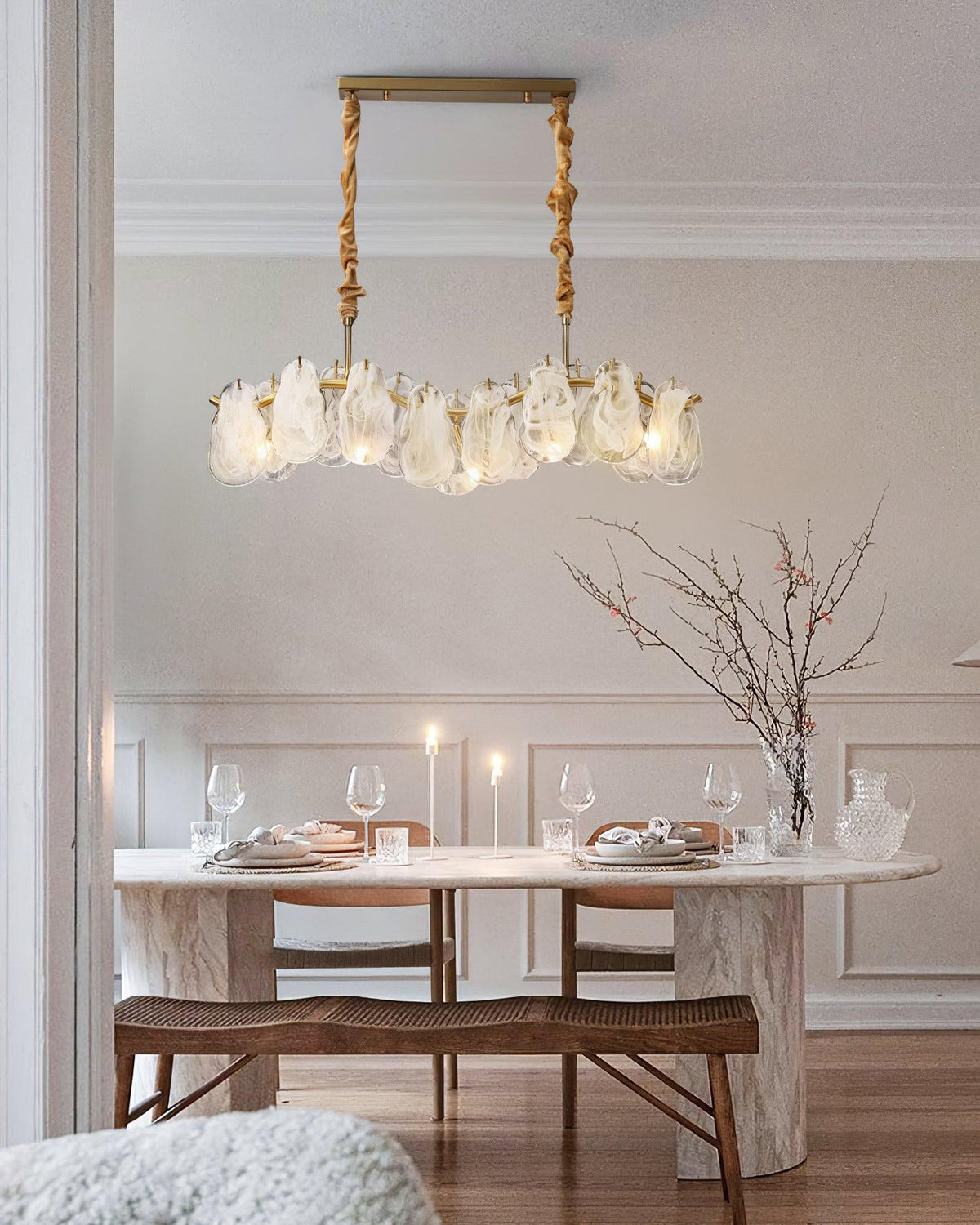 Mahina Cloud Chandelier – Ambient Illumination in Luxury Interior Setting View 7