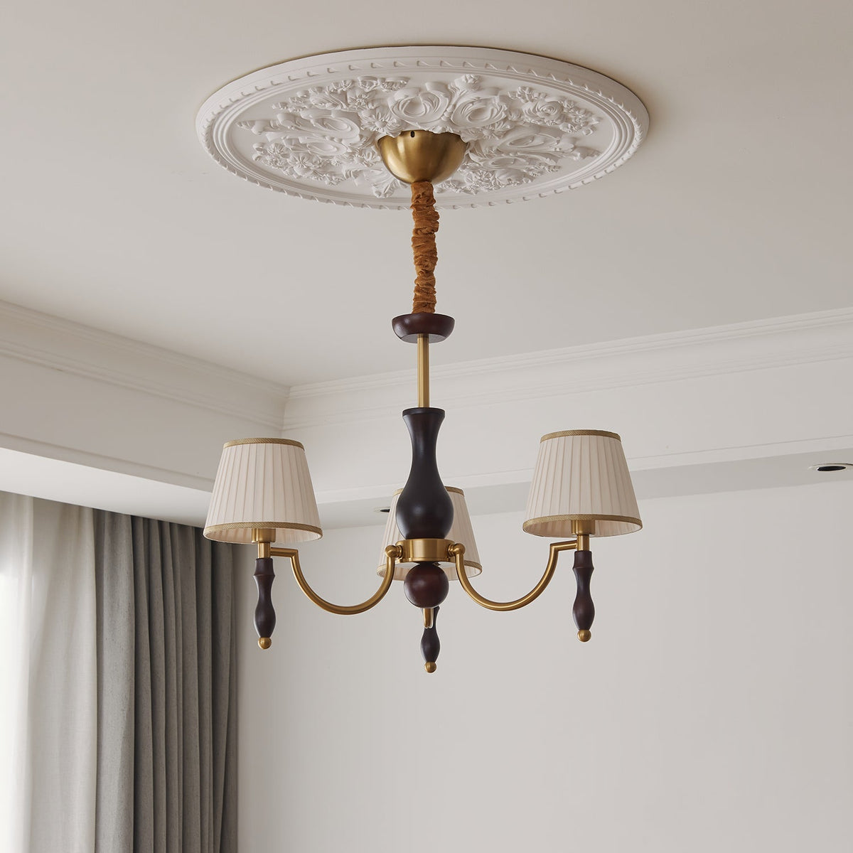 Majestic Veil Chandelier – Ambient Illumination in Luxury Interior Setting View 15