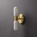 Mallory Alabaster Curated Alabaster Wall Sconce – W 12cm x H 30cm  W 4.7 x H 11.8 finish configuration