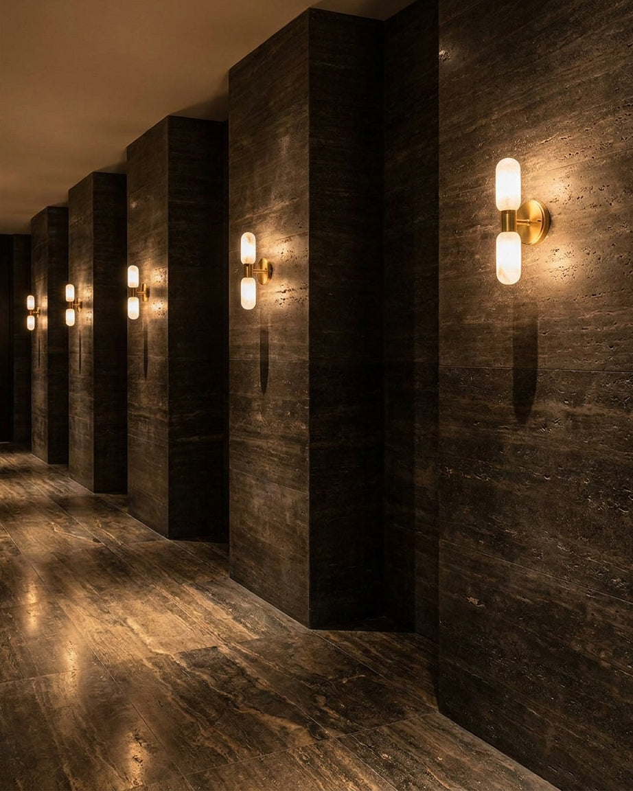 Mallory Alabaster Curated Alabaster Wall Sconce