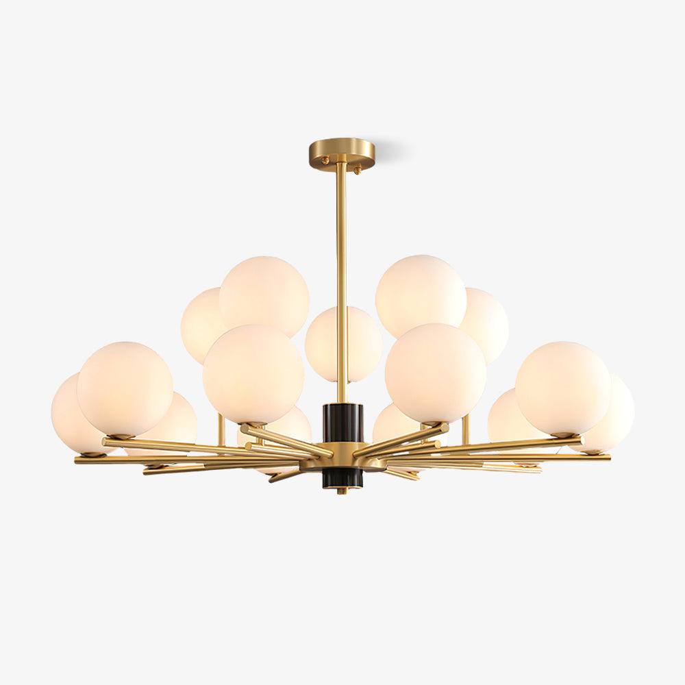 Modern Marais Chandelier – Handcrafted Architectural Luxury Lighting Fixture