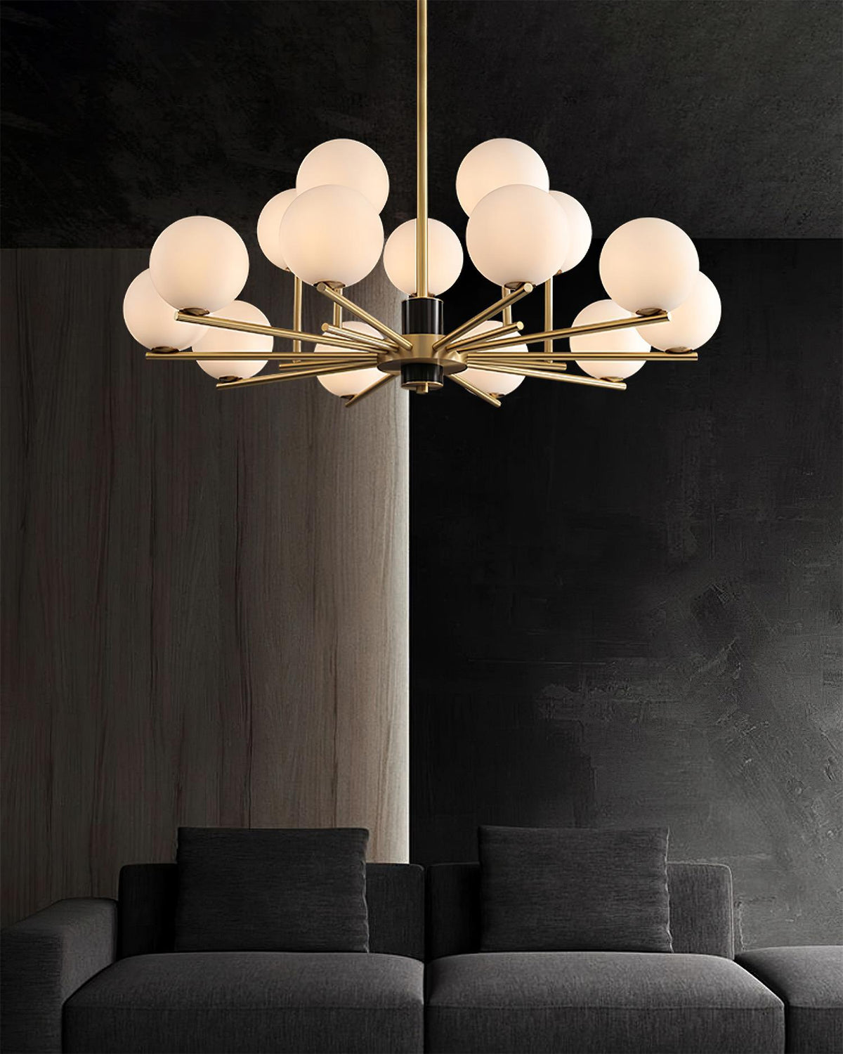 Modern Marais Chandelier – Ambient Illumination in Luxury Interior Setting View 9