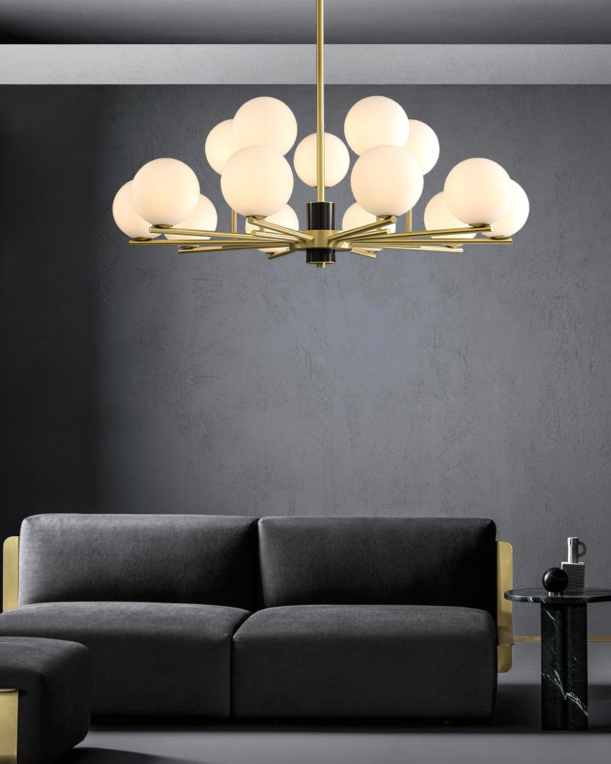 Modern Marais Chandelier – Ambient Illumination in Luxury Interior Setting View 14
