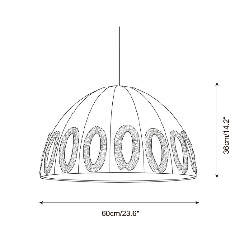Maranta Curated Iron & Glass Pendant Light
