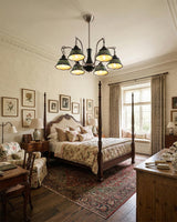 Marcella Curated Hand-Thrown Ceramic Chandelier – architectural ceiling profile