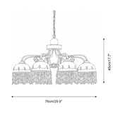 Marcelline Curated Mouth-Blown Frosted Glass Cha – architectural ceiling profile