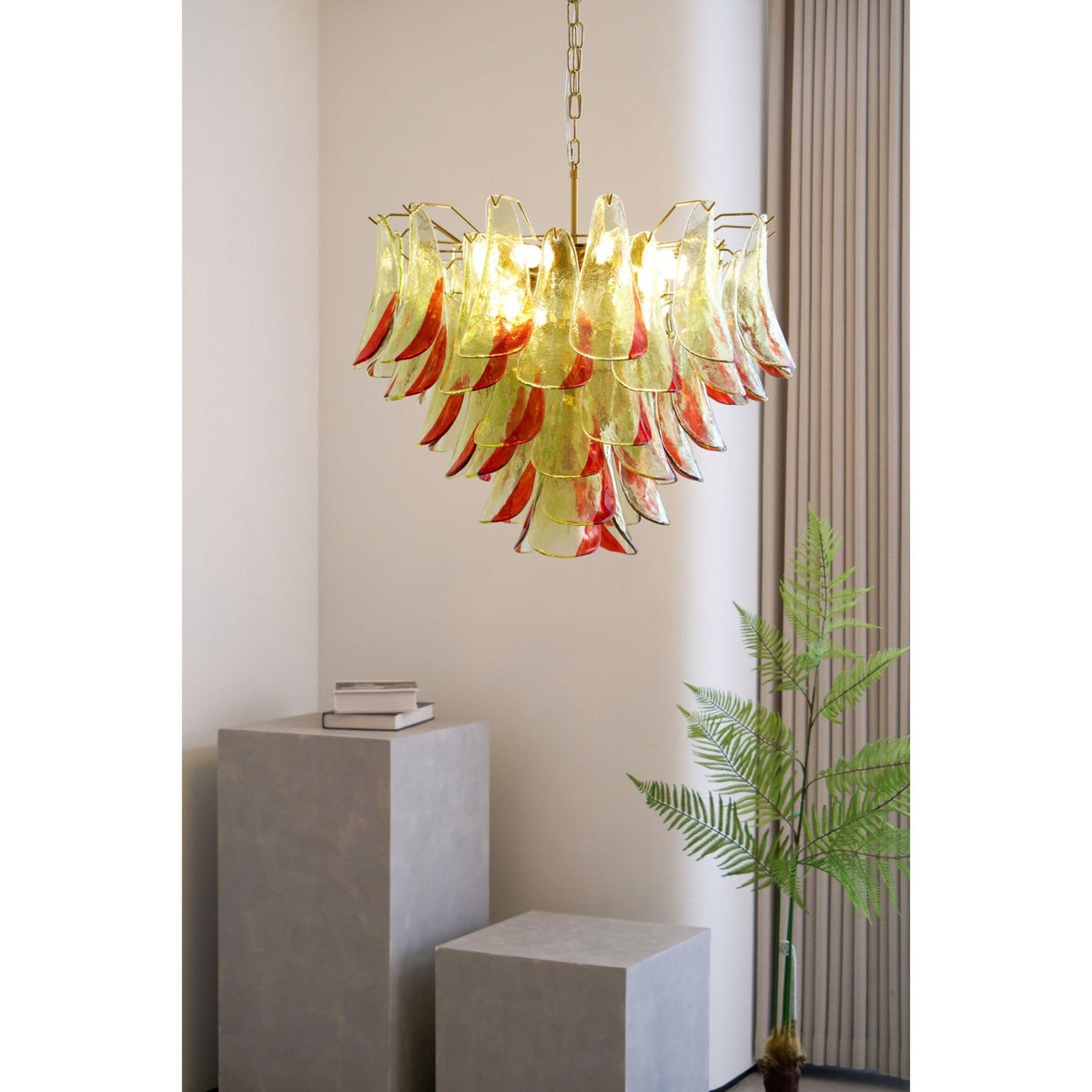 Marielle Glass Chandelier – Ambient Illumination in Luxury Interior Setting View 5