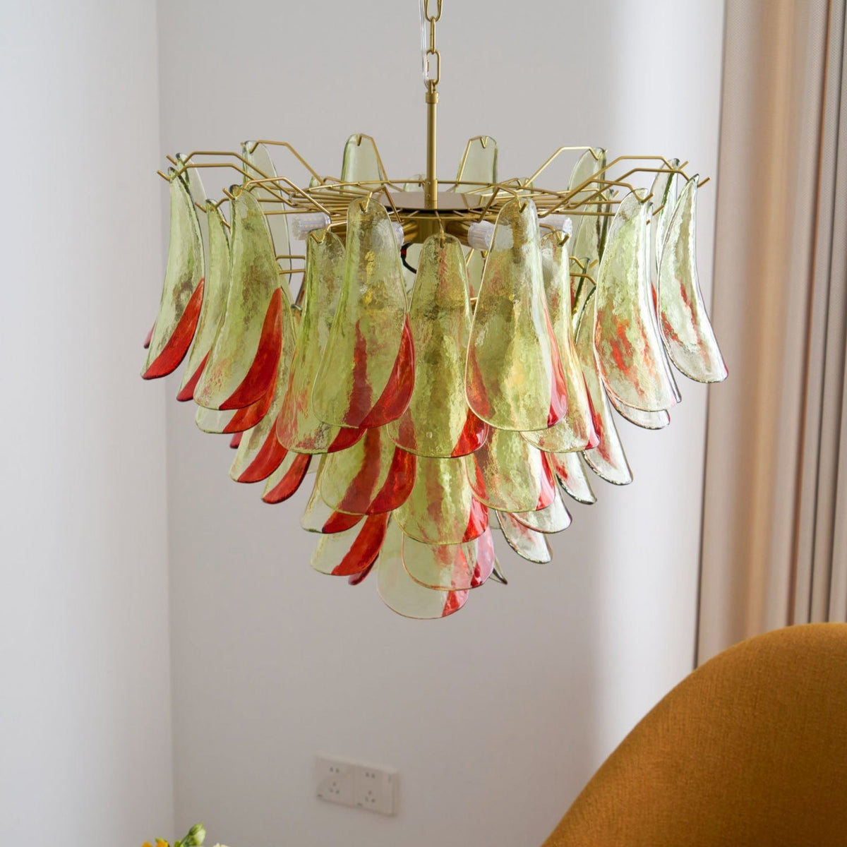 Marielle Glass Chandelier – Ambient Illumination in Luxury Interior Setting View 11