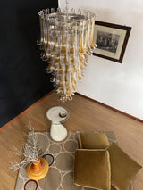 Marigold Glass Chandelier – Ambient Illumination in Luxury Interior Setting View 7