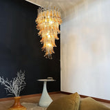 Marigold Glass Chandelier – Ambient Illumination in Luxury Interior Setting View 8