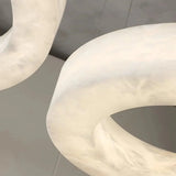 Spanish Alabaster Chandelier View 8 | Natural Spanish Alabaster Marika Chandelier | Modern Luxury Lighting | JINSHE | JINSHE