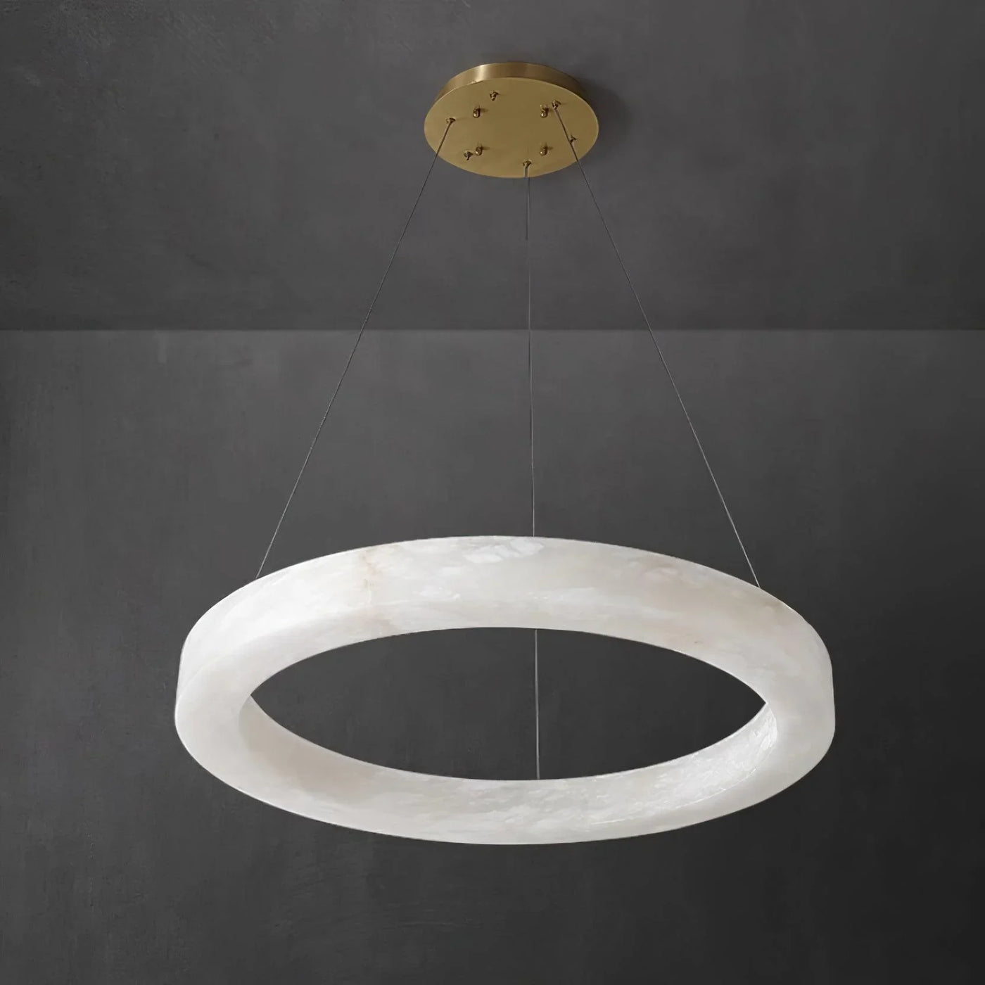 Spanish Alabaster Pendant Light View 15 | Natural Spanish Alabaster Marika Pendant Light | Modern Luxury Lighting | JINSHE | JINSHE