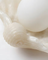 Marisca Alabaster Curated Alabaster Wall Sconce – structural canopy joint detail
