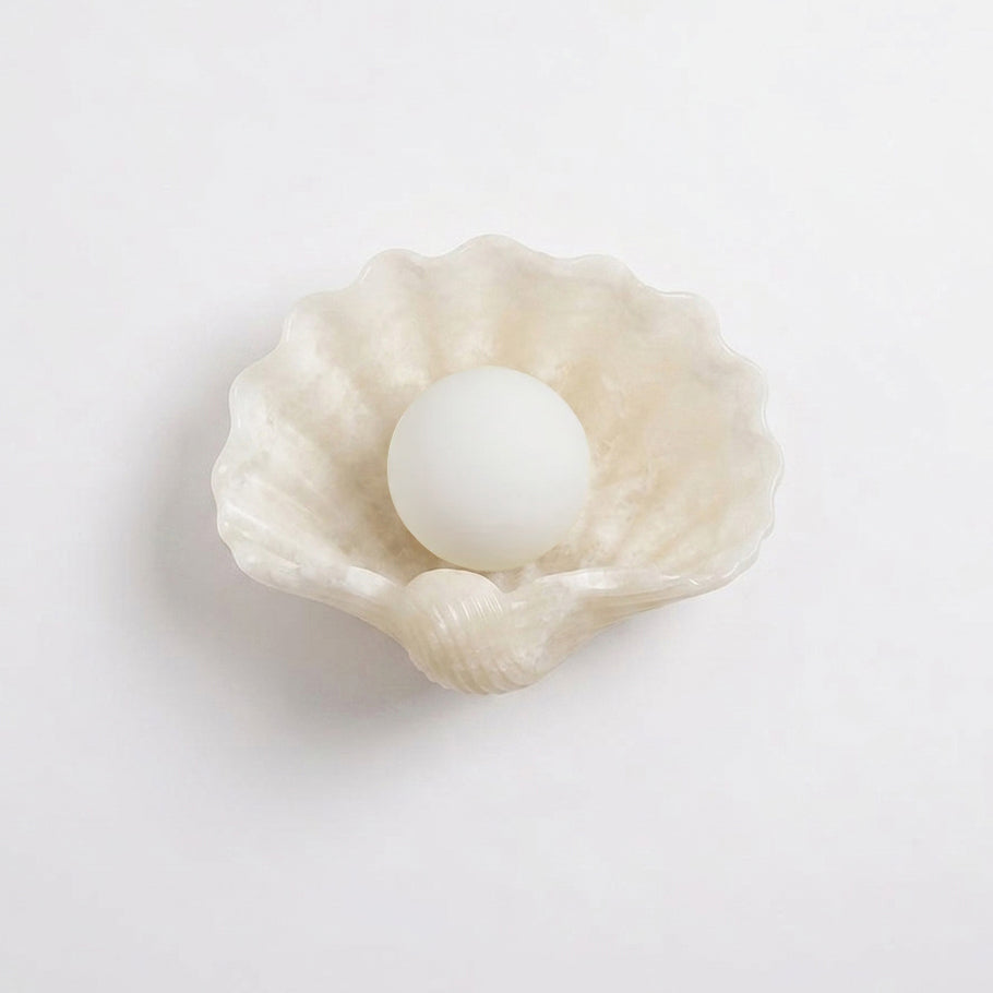 Marisca Alabaster Curated Alabaster Wall Sconce – W 25cm x H 20cm  W 9.8 x H 7.8 finish configuration