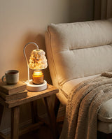 Marivelle Candle Warmer Curated Mouth-Blown Fros – structural canopy joint detail