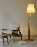 Marlow Floor Curated Solid Hardwood Floor Lamp – dimensional scale reference