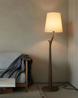 Marlow Floor Curated Solid Hardwood Floor Lamp – handcrafted surface texture