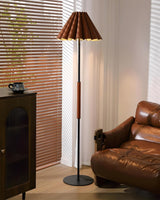 Marlow Pleat Floor Curated Iron & Glass Floor La – illuminated warm ambiance setting