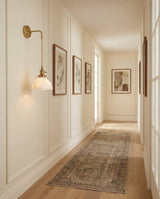Marlowe Alabaster Curated Alabaster Wall Sconce – macro detail view