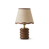 Marlowe Curated Solid Brass Table Lamp – W 18cm x H 29cm  W 7 x H 11.4 finish configuration