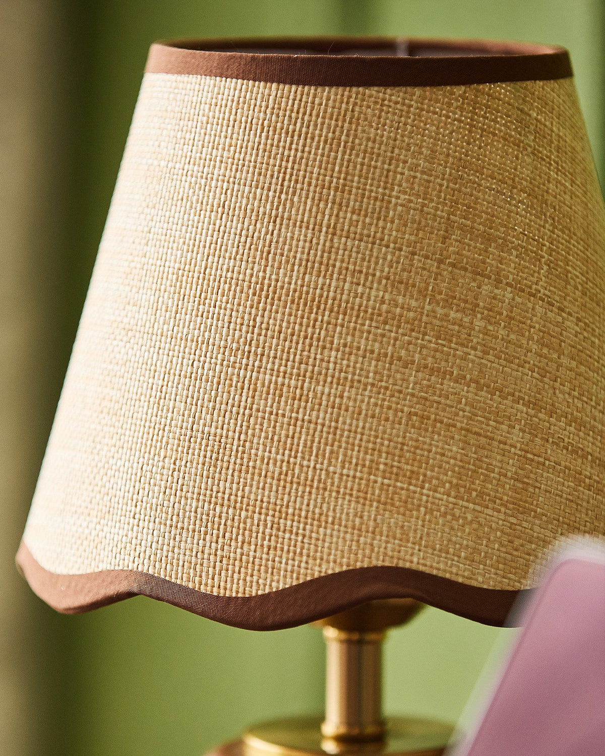 Marlowe Curated Solid Brass Table Lamp – handcrafted surface texture