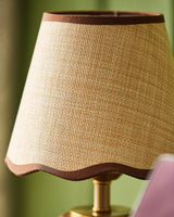 Marlowe Curated Solid Brass Table Lamp – handcrafted surface texture