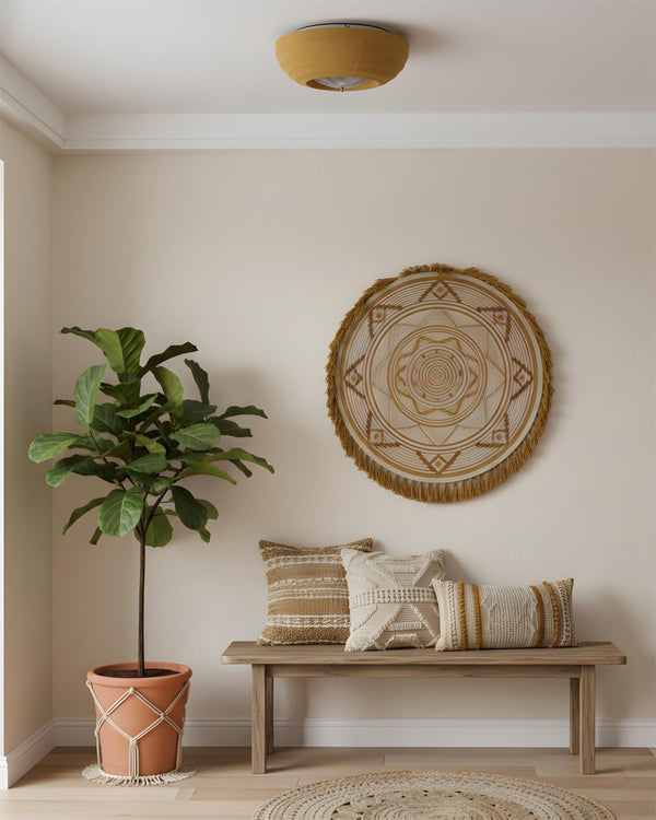 Marola Curated Mouth-Blown Frosted Glass Flush M