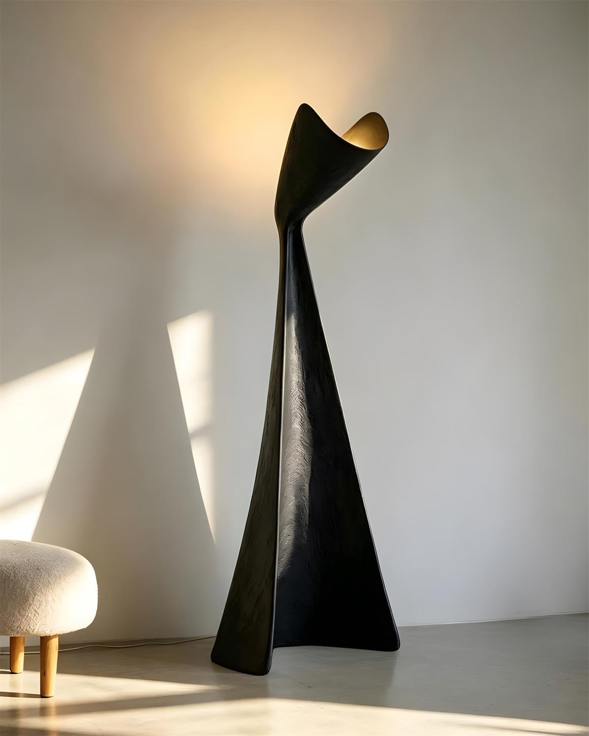 Marova Sculpture Floor Curated Washi Paper Floor – spatial dining room perspective