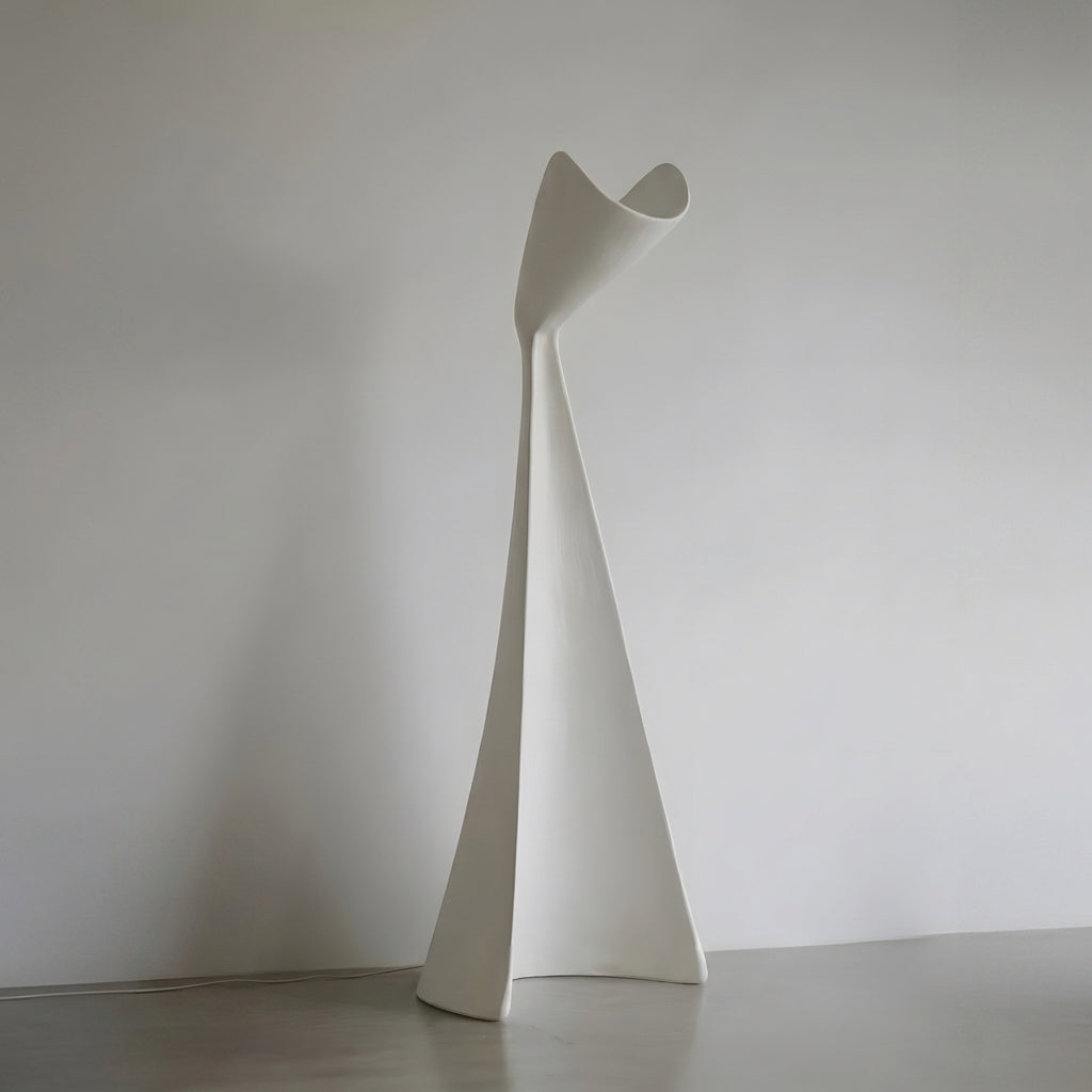 Marova Sculpture Floor Curated Washi Paper Floor – W 65cm x H 180cm  W 25.6 x H 70.8 finish configuration