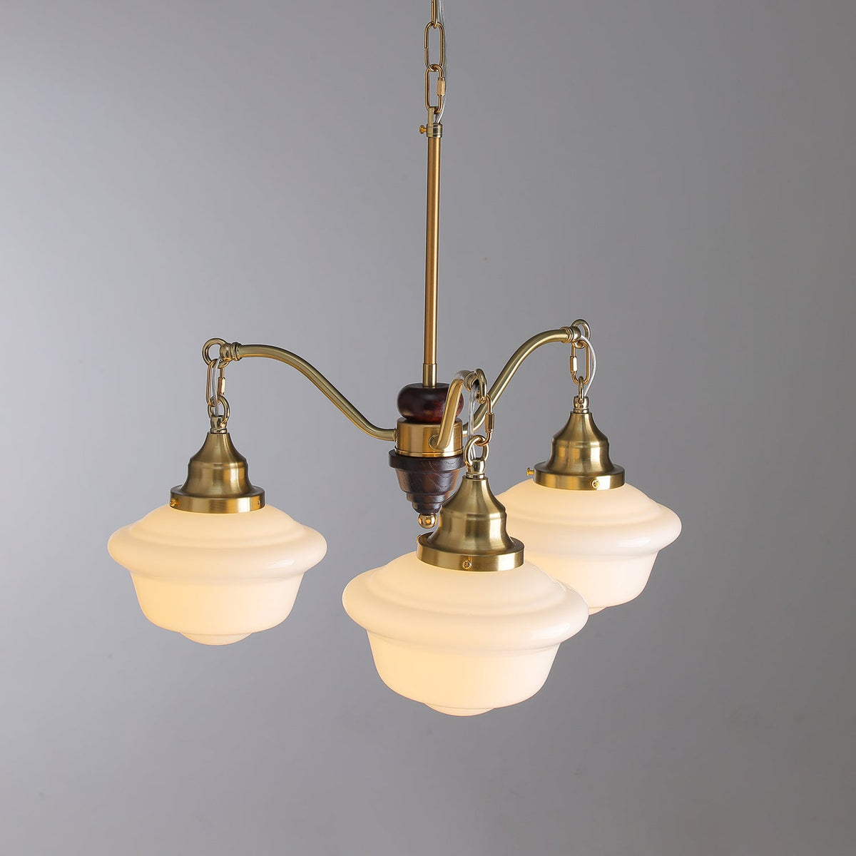Marquette Curated Mouth-Blown Frosted Glass Chan – architectural ceiling profile