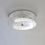 Marvian Curated Mouth-Blown Frosted Glass Flush – architectural ceiling profile #1