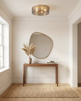 Marvian Curated Mouth-Blown Frosted Glass Flush – handcrafted surface texture