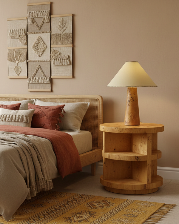 Marwood Stitch Curated Iron & Glass Table Lamp