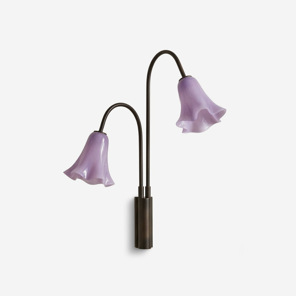 Mauvelle Curated Amber Art Glass Wall Sconce – Amber Art Glass Wall Sconce