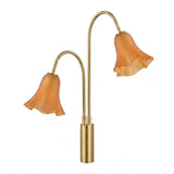 Mauvelle Curated Amber Art Glass Wall Sconce – W 60cm x H 60cm  W 23.6 x H 23.6 finish configuration #1