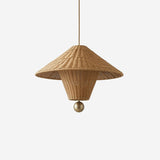 Mavello Rattan Pendant Light – Handcrafted Architectural Luxury Lighting Fixture
