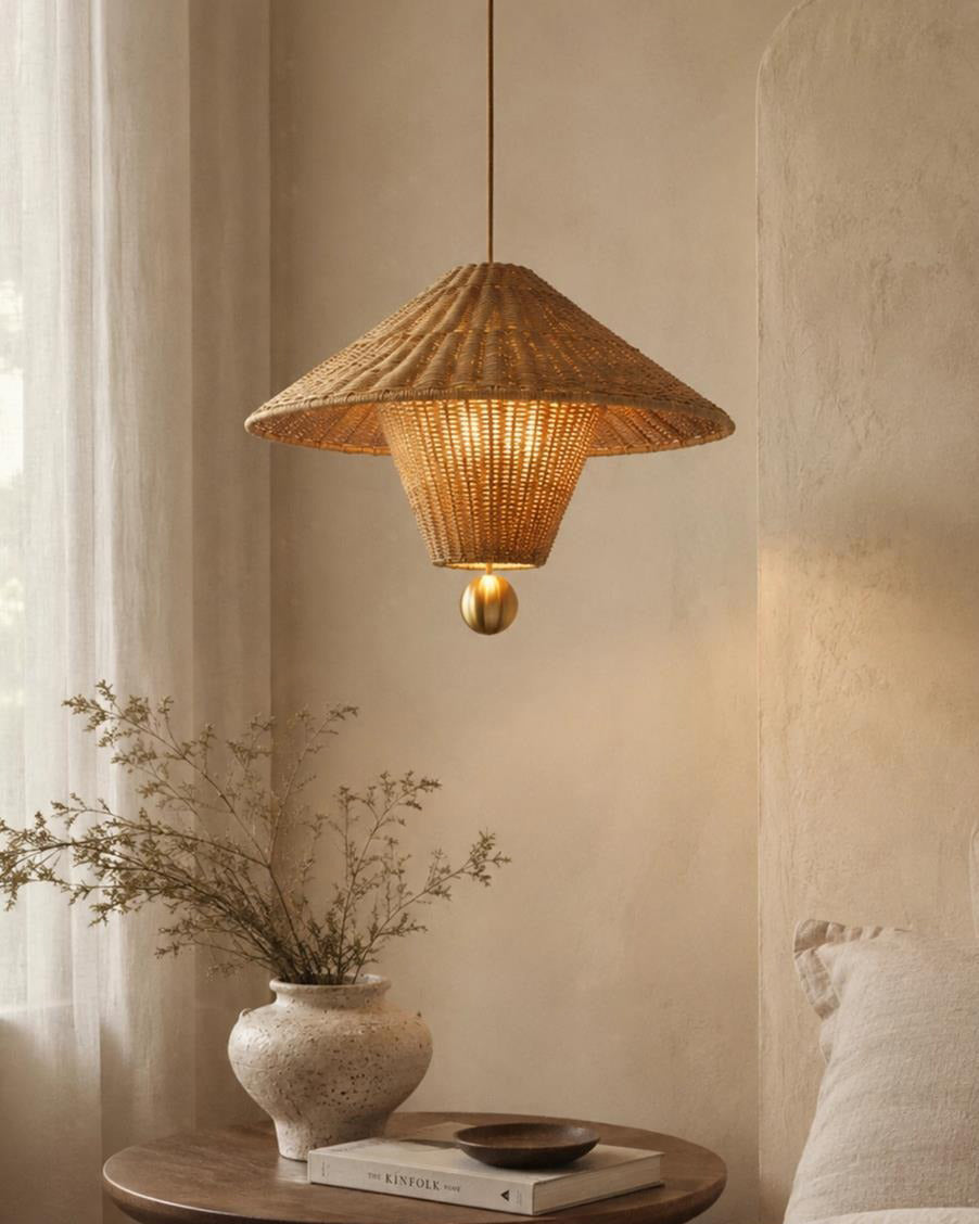 Mavello Rattan Pendant Light