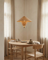 Mavello Rattan Pendant Light – Ambient Illumination in Luxury Interior Setting View 8